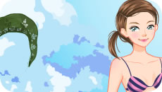Cute girl dress up